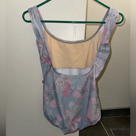 SOLD Luckyleo Leotard Crescent Style, Archived Print (Elephants in Tutus), Large - Picture 2 of 6
